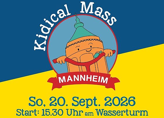 Das Plakat der Kidical Mass für den 20.09.2026 mit Informationen zum Start